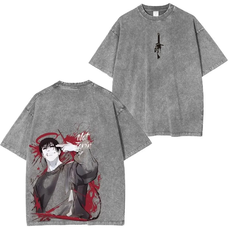 Azikbd Jujutsu Kaisen Anime Retro Tshirt
