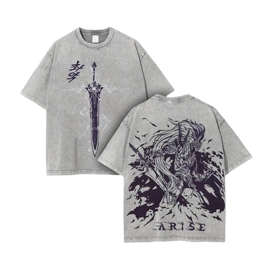 IGRIS SHIRT ACID WASH TSHIRT