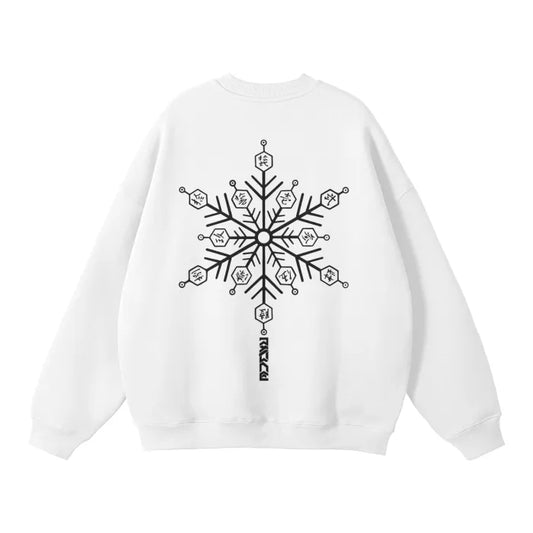 Demon Striker Streetwear Sweatshirt White