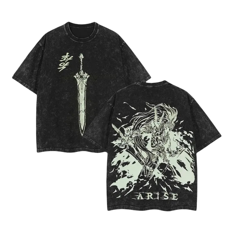 IGRIS SHIRT ACID WASH TSHIRT