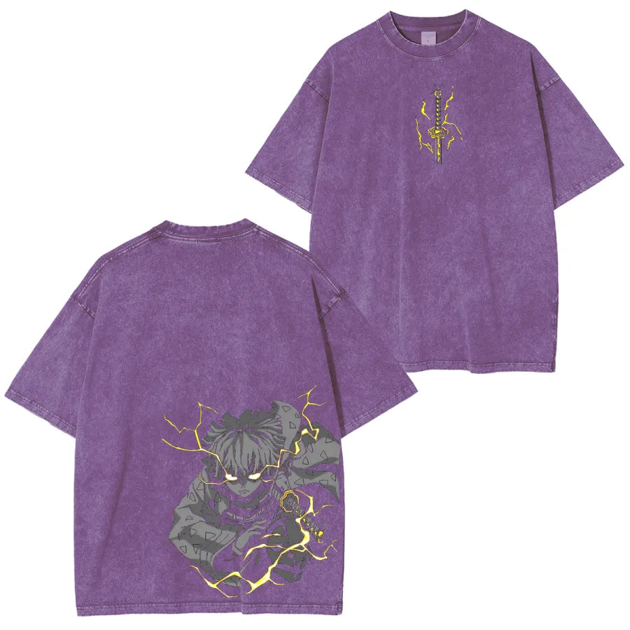 Zenitsu Agatsuma, Demon Slayer Anime T-Shirt