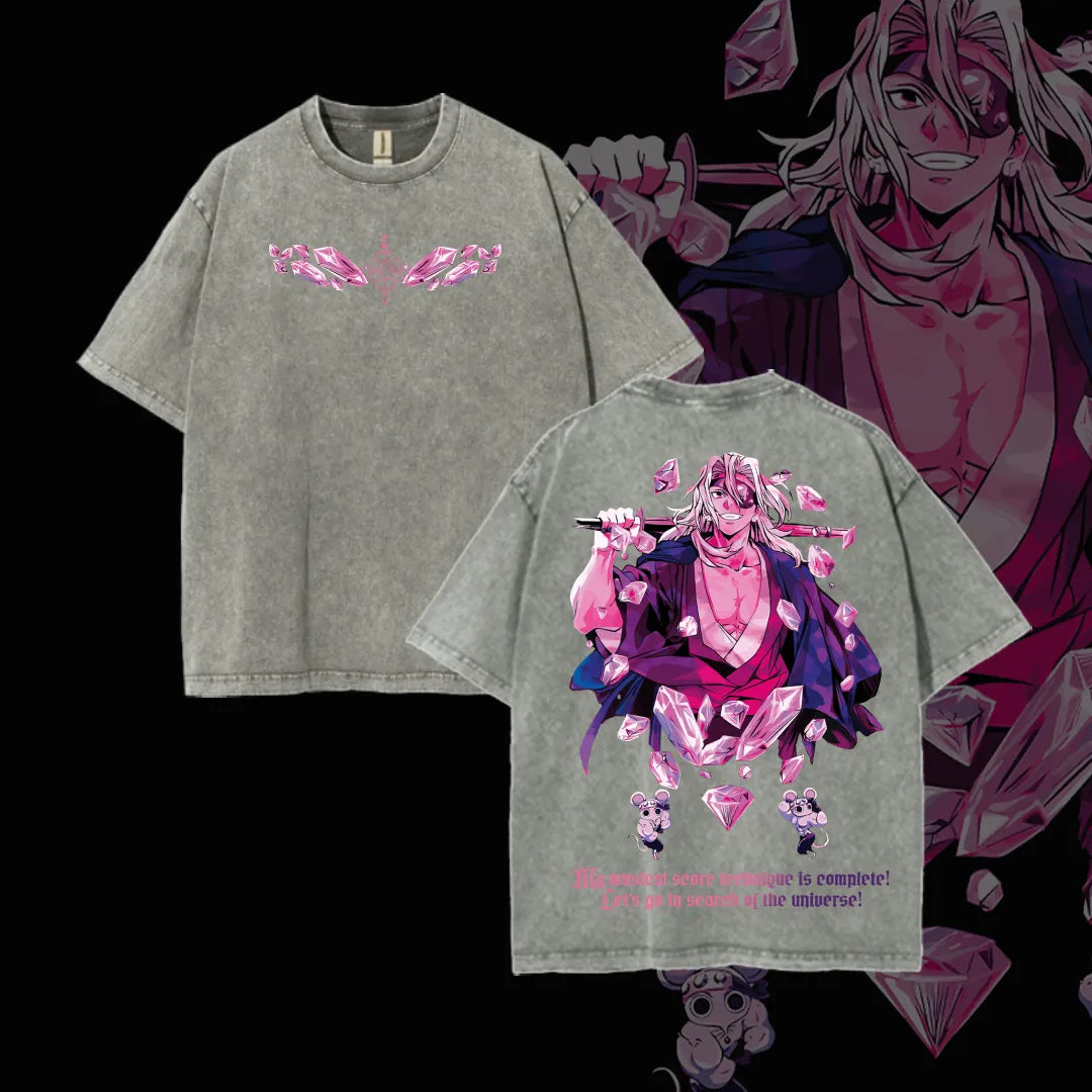 Hashira Demon Slayer – Rengoku, Giyu, Tengen, Obanai, Gyomei, Mitsuri  Washed Oversized T-Shirt