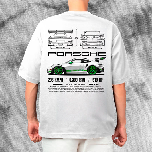 Porsche Spor Araba Tshirt