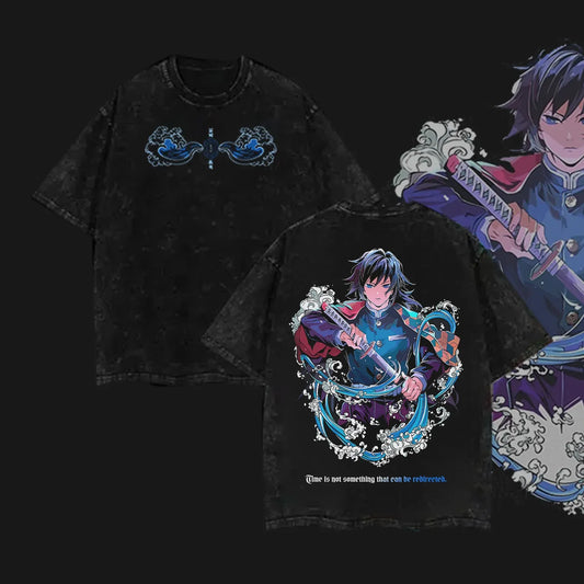 Hashira Demon Slayer – Rengoku, Giyu, Tengen, Obanai, Gyomei, Mitsuri  Washed Oversized T-Shirt